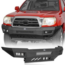 Heavy-duty Steel Front Bumper W Led Lights Fit 2005-2011 Toyota Tacoma 2nd Gen