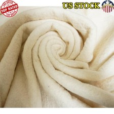 Cotton/Poly Quilt Batting 96" x 9 Yards Bolt Soft Loft Stitch Scrim Support New
