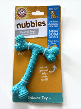 Arm  Hammer Nubbies T-Bone Dental Dog Chew Toys, Peanut Butter Flavor