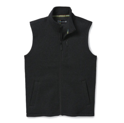 Smartwool Hudson Trail Fleece Gray Vest Men's Size Large L95412