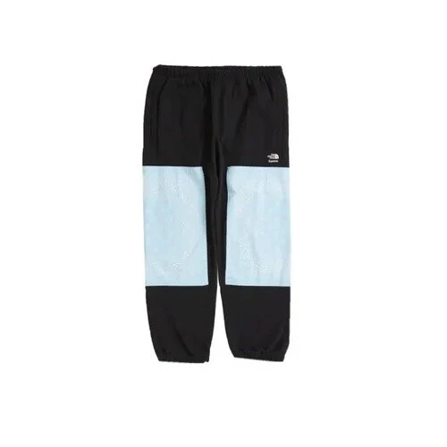 Pantalon de survêtement Supreme TNF Bandana noir avec bleu neuf paquet non ouvert SS22