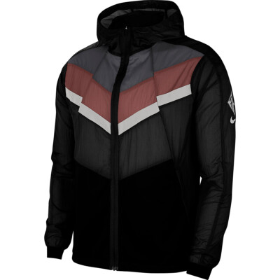 NEW! Nike Windrunner Wild Run Mens' Jacket Color Black/D Smoke