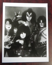 KISS Love Gun era 8x10 B/W photo