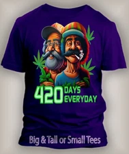  Trendy 420 Everyday Funny Smoker Trendy Weed Tee Shirt Pro Club Shaka