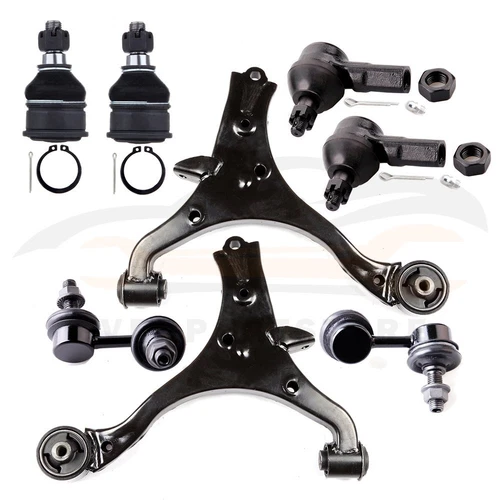 For 2001-2005 Honda Civic EX 8 Pcs Front Control Arms Ball Joints Suspension Kit