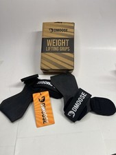 DMOOSE Weight Lifting Hand Grips Support Wrist Straps Padded Neoprene Size SM.