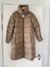Ralph Lauren camel Oversize Collar Down Coat puffer jacket S small new Women’s