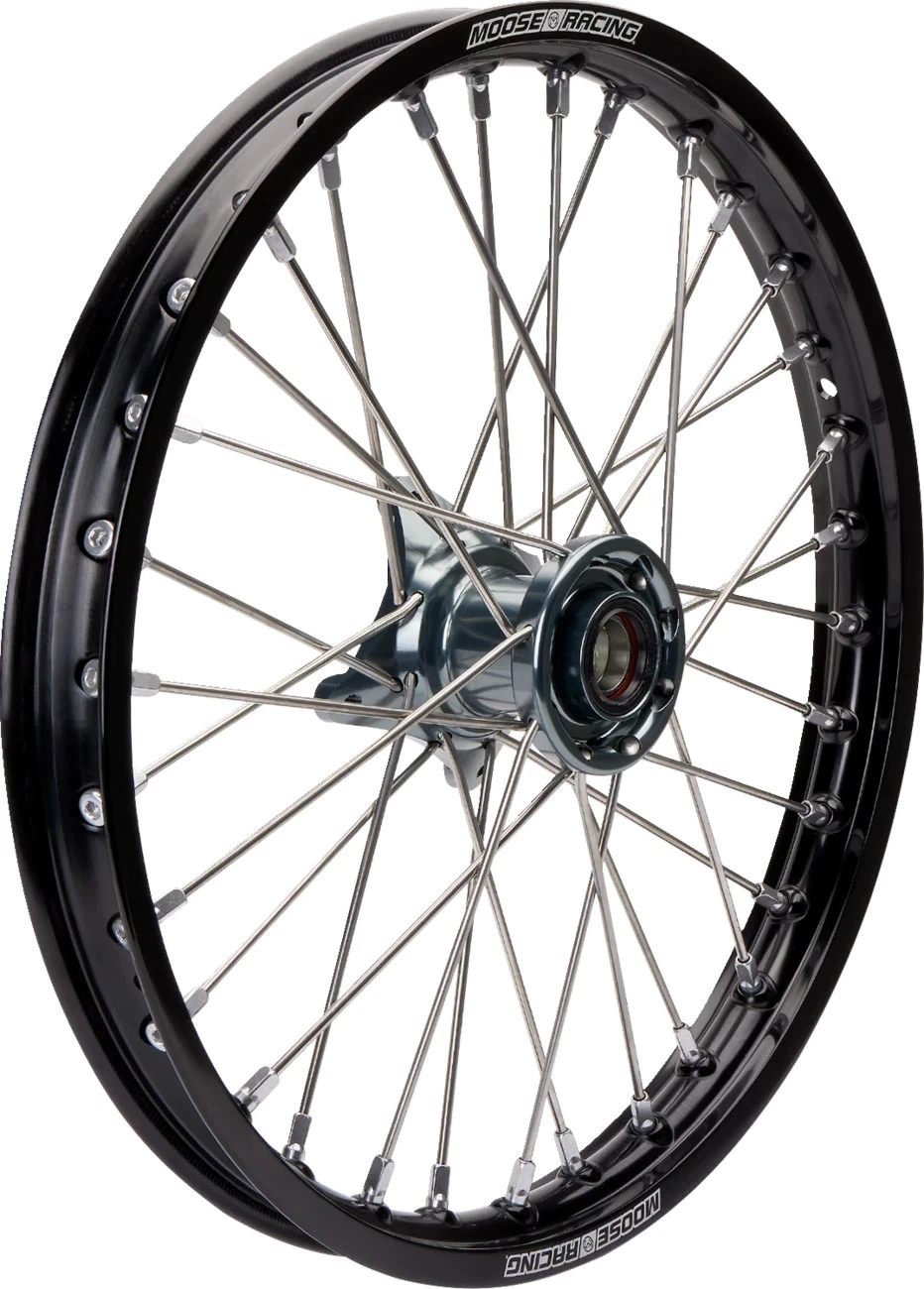 Moose Racing 0204-0647 SX-1 Complete Front Wheels Black