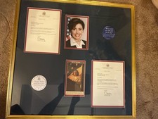 NANCY PELOSI MATTED & FRAMED HAND SIGNED LETT...