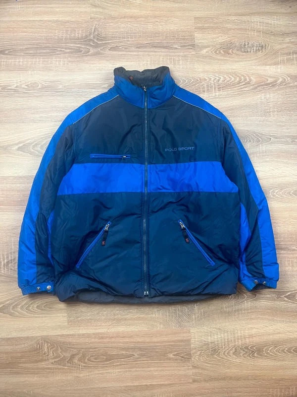 Vintage 90s Polo Sport Reversible Down Puffer (XL)
