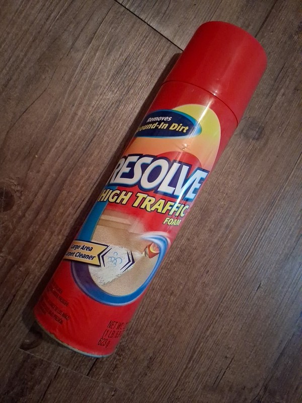Resolve 22 oz. High Traffic Cleaning Foam Carpet Cleaner Remover, Multisurface