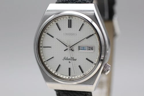 Vintage 1978 Seiko Actus Silver Wave 6306-8010 Snowflake Dial AT Men's Watch