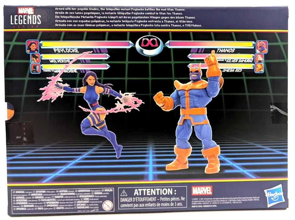 *NEW* Marvel Legends Series Gamerverse Psylocke vs. Thanos - product detail image 3