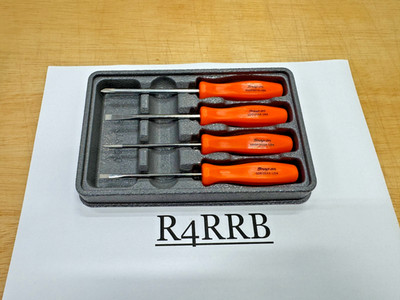 COMMON 3点セット オレンジ Snap-on Tools USA NEW ORANGE 4pc Mini Hard Grip Combo Screwdriver