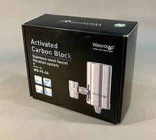 Waterdrop WD-FC-06 Stainless Steel Water Faucet Filtration System, 1 Filter Incl