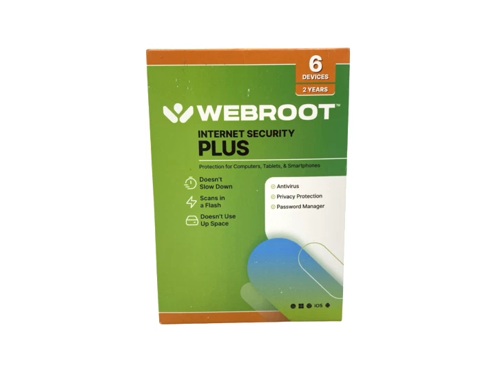 Webroot Internet Security Plus + Antivirus (6 Devices) (2-Year Subscription) NEW - Image 2 of 4