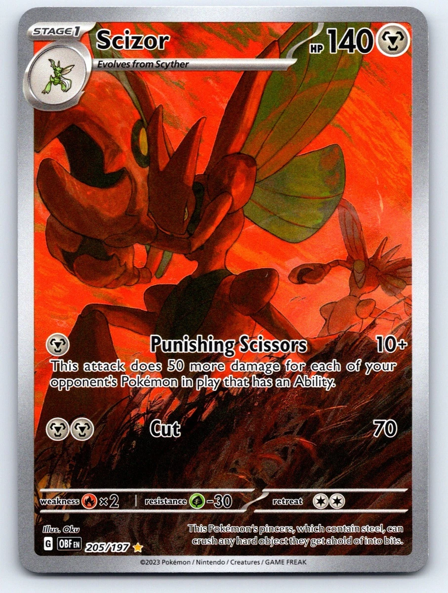 Scizor Pokémon TCG Cards for sale | eBay