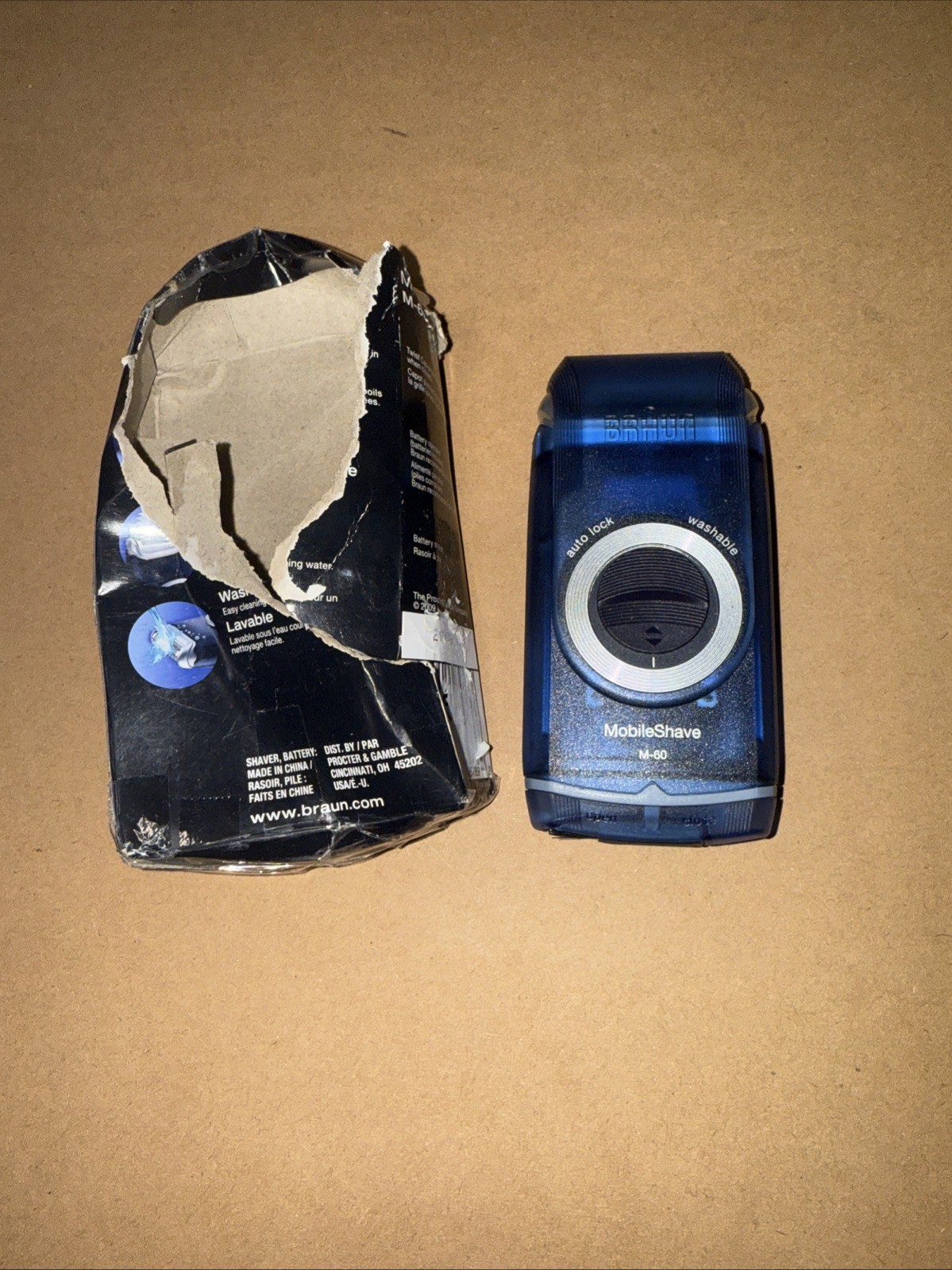 M-60b Travel Battery Operated Blue