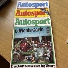Autosport magazine good condition Bundle of 3 from July 1977 