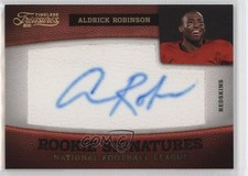 2011 Panini Timeless Treasures Rookie Signatures Gold 1/10 Aldrick Robinson r9d