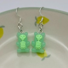 Gummy Bear Earrings, Jewellery, Novelty, Halloween, Spooky, Cute, Fun, Gift Idea