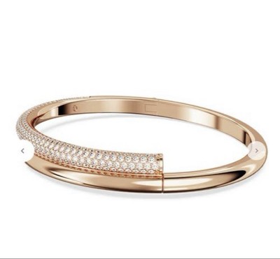 アクセサリー SWAROVSKI Crystal March Owl Bangle Symbolica bangle, Evil eye, Blue, Gold-tone plated | Swarovski