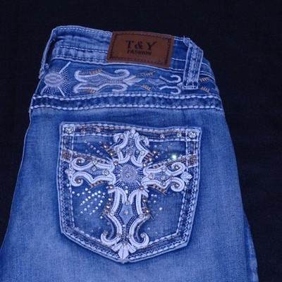 t&y fashion flare jeans