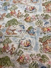 USA fabric Winnie the Pooh handwritten style 108 45