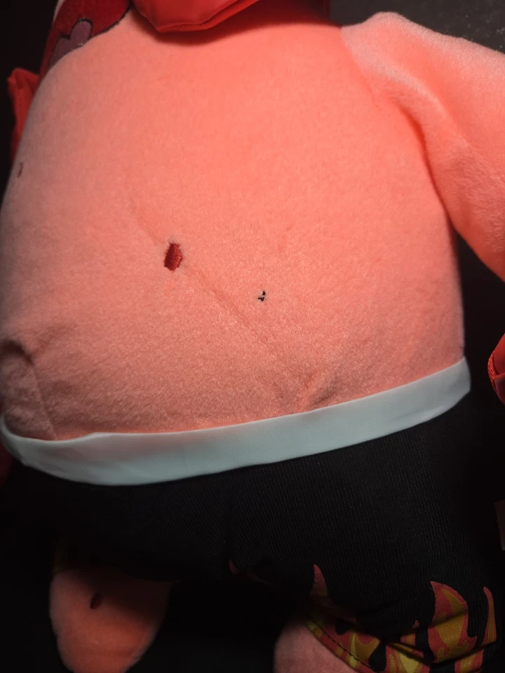 Nickelodeon Bob Esponja Pantalones Cuadrados Patrick Boxer En Guantes NANCO Peluche 15” 2006 Foto 4 de 4