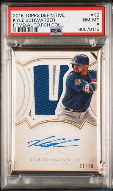 Kyle Schwarber Baseball Serial Numbered Sports Trading Cards