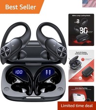 Bluetooth Headphones Wireless Earbuds 80hrs Playtime Wireless Charging Case D...