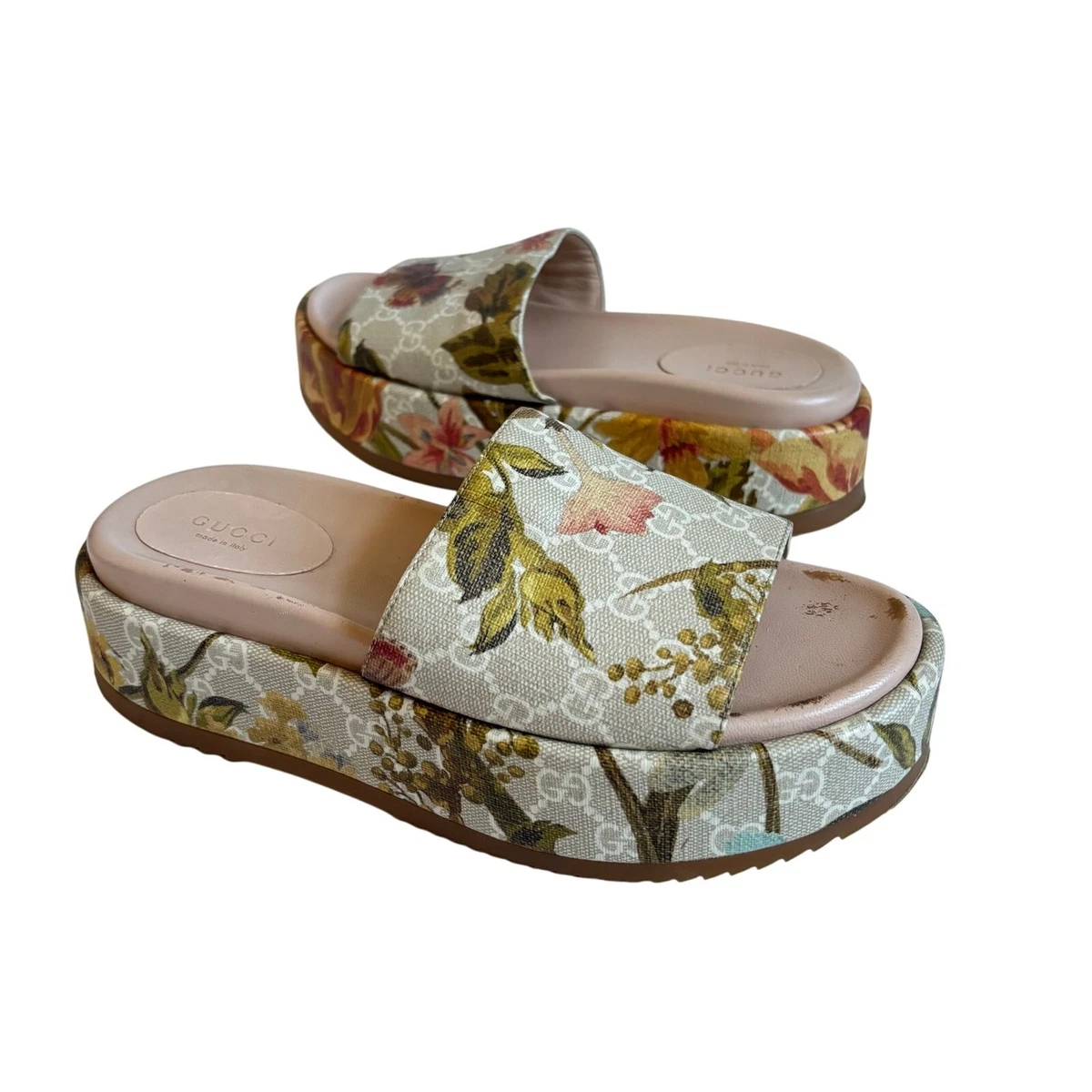 Gucci フラワー サンダル23センチ位 Gucci Floral Sandals for Women for sale | eBay