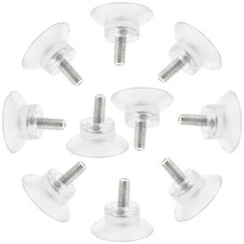 10 Pcs Glass Anti-slip Mat Bathroom Suction Cups Tabletop Bumpers