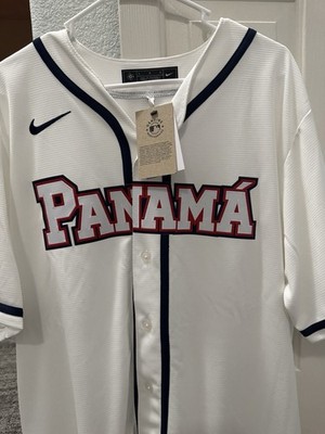 Men's Panama Baseball White 2026 World Baseball Classic Stitched!!