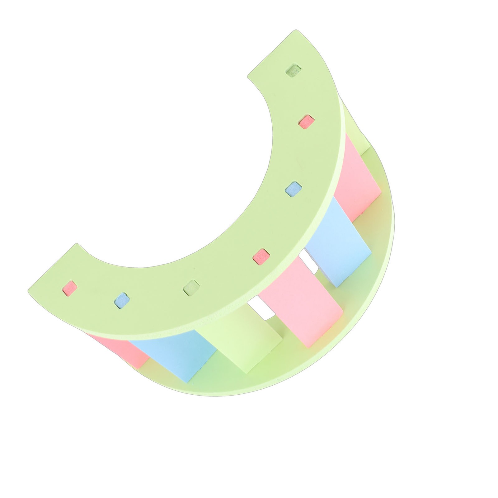 Wooden Play Bridge Bright Colorful Seesaw Activity For Hamster Cage Excellent