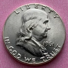 1961P Ben Franklin Half Dollar Uncirculated