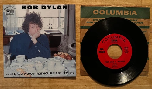 45 7" SP BOB DYLAN COLUMBIA 43792 JUST LIKE A WOMAN