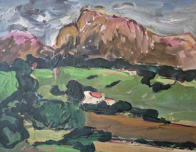 Ölgemälde Landschaft Ausdrucksstark Rolf-Dietrich Ratzmann (1944 1992)
