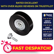 Aux Belt Idler Pulley fits AUDI A4 B6, B7 2.0 00 to 09 Guide Deflection Gates