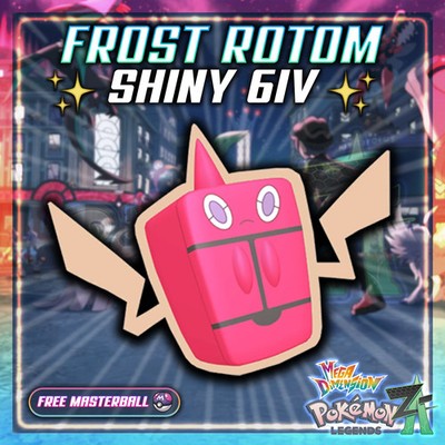 6IV Shiny Frost Rotom MEGA DIMENSION Legends ZA (Pokemon Legends Z-A)  DLC