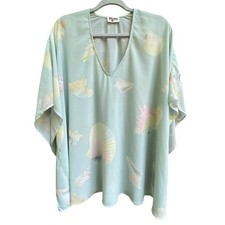 Show Me Your MuMu Ladies Peta Tunic Suzies Sea Shells Summer Top Tunic Size XS