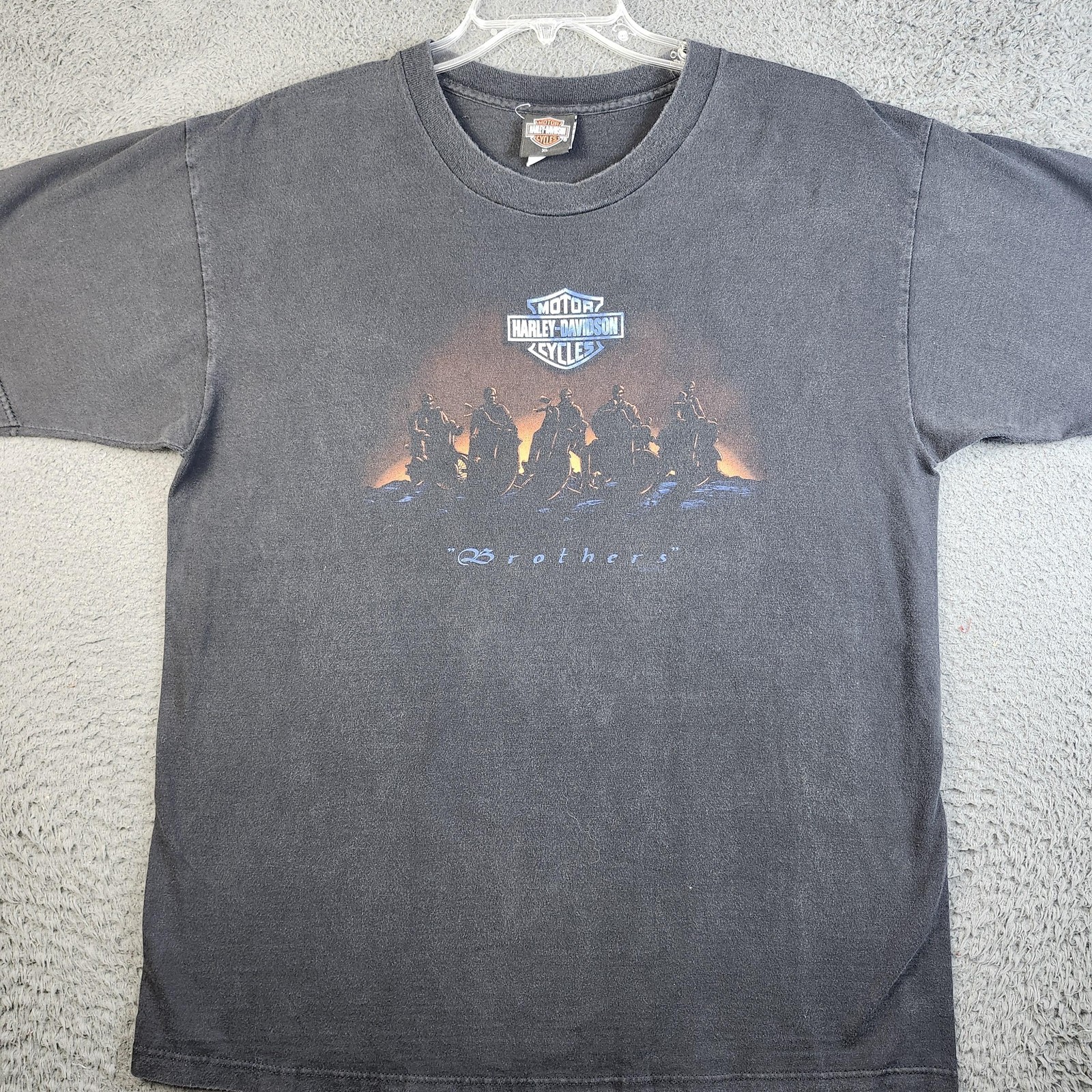 Harley Davidson Shirt Mens XL Black Brothers Aces Eights Mason Ohio Motorcycle