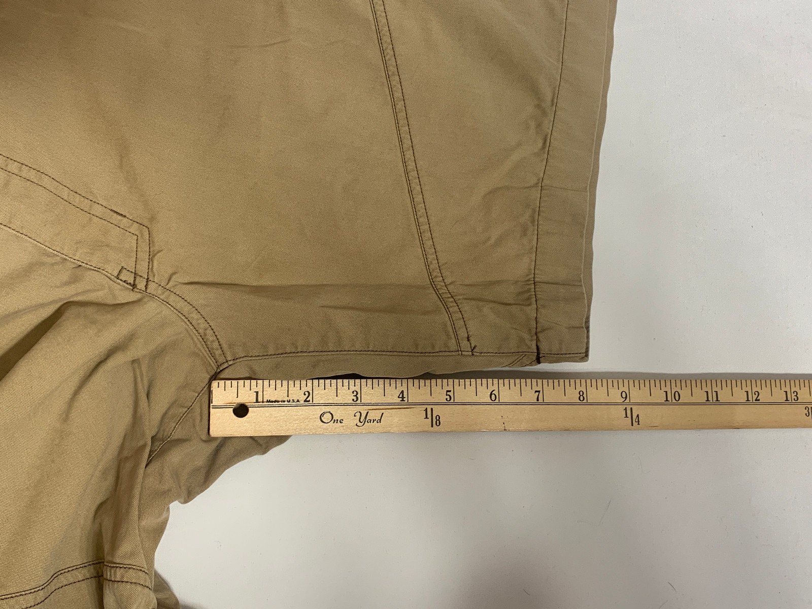 Arc'teryx Size 36 Men's Cotton / Nylon Blend Hiking Camping Shorts Tan Beige thumbnail 4