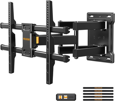 Perlegear TV Wandhalterung Für 32-85 Zoll Tvs Bis Zu 60 Kg, Schwenkbar Neigbar W