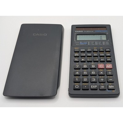 Casio fx-260 Solar Scientific Calculator Unisex OS Black Good Fraction 144 Func