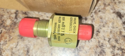 CESSNA 6C172 CHECK VALVE FUEL | eBay