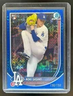 2025 Bowman Roki Sasaki Mega Box RC Blue Refractor Rookie #150/150 Dodgers