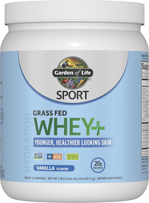 SPORT Whey Protein Powder Vanilla Flavor 20G plus Marine Collagen Peptides & MSM