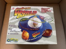 Vintage GeoSafari World Challenge - Electronic Globe Talking Geography Game