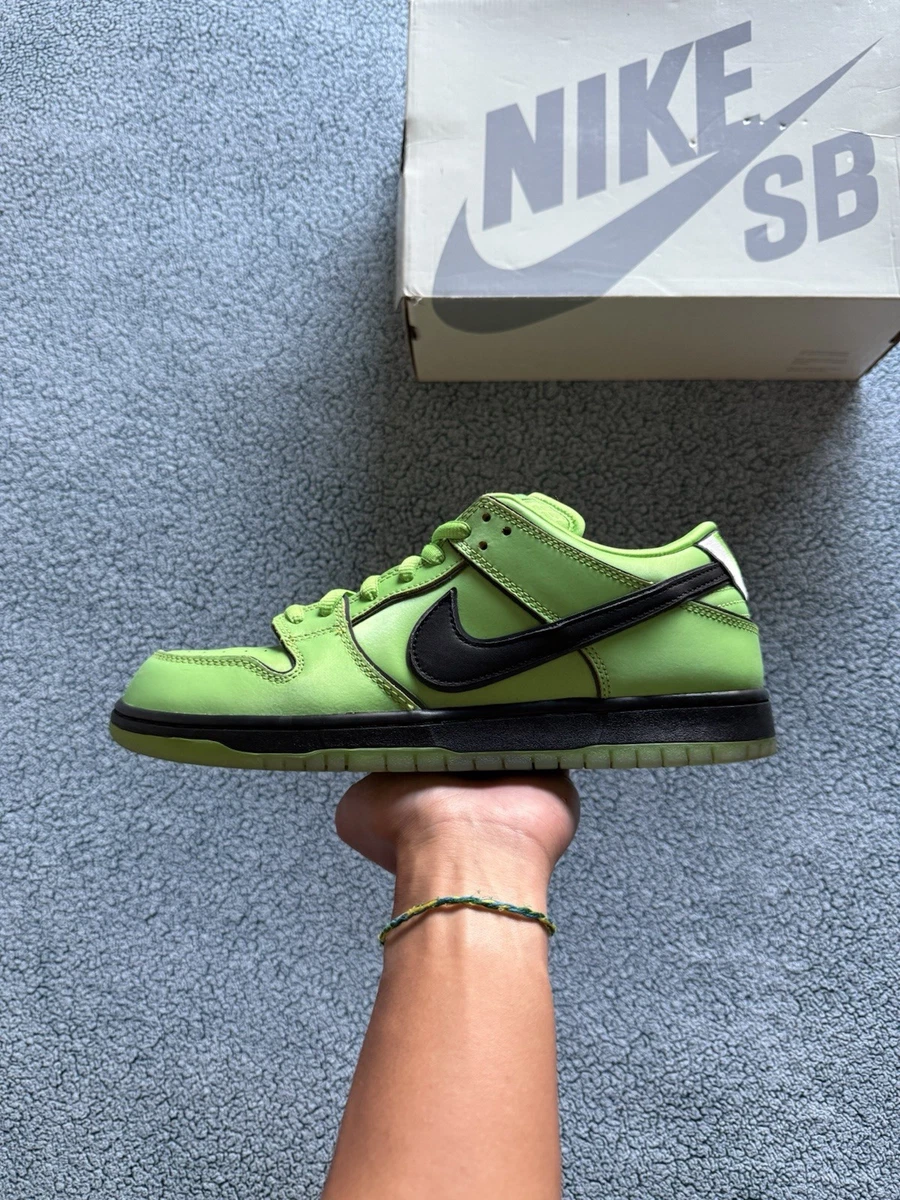Nike SB Dunk Low x Powerpuff Girls Buttercup for Sale